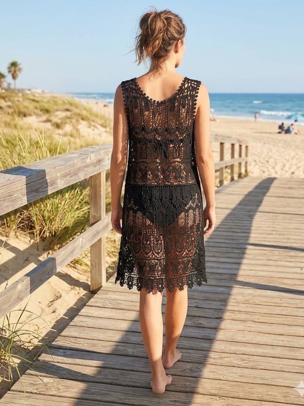 Soakin in the Sun Crochet Cover Up